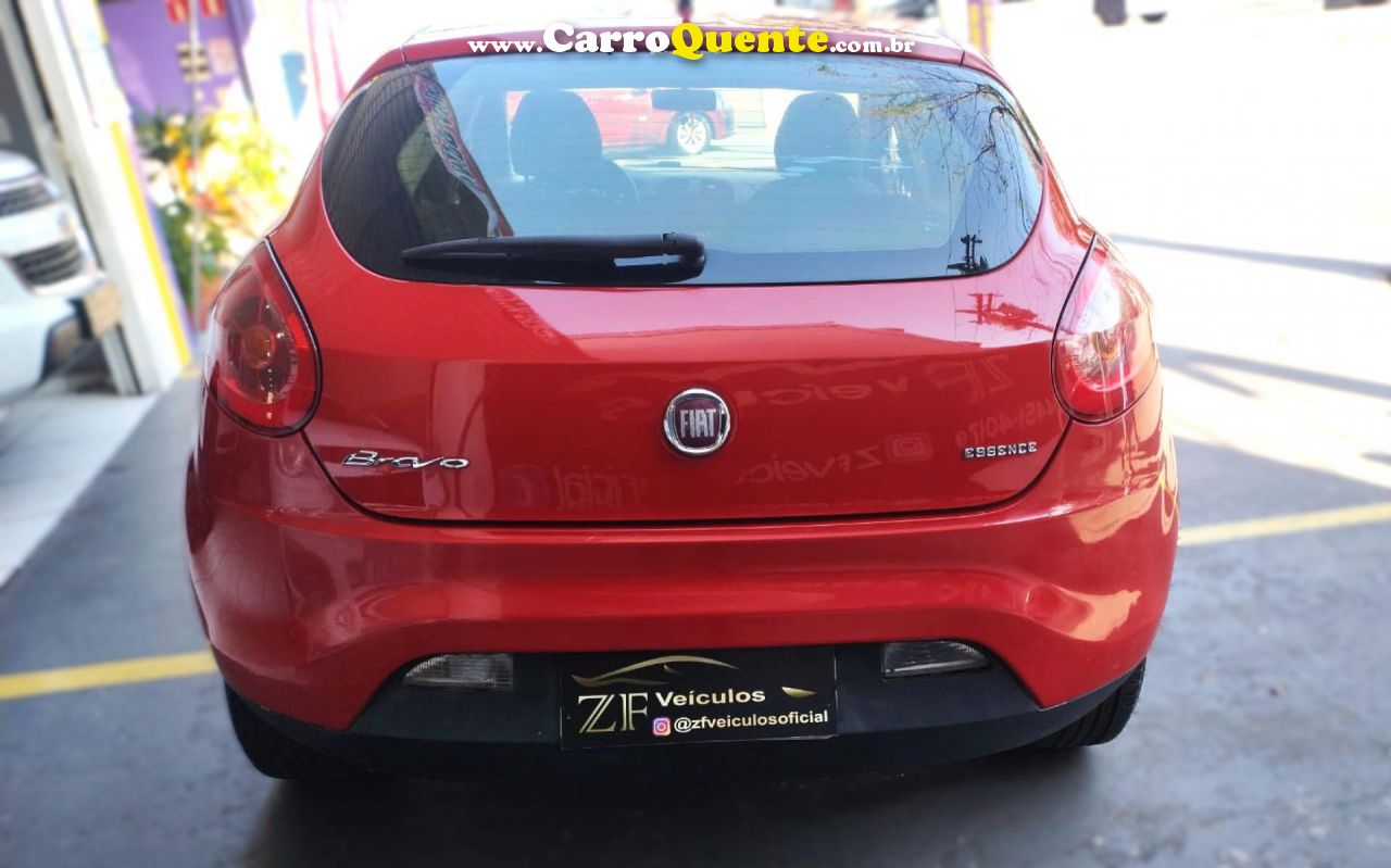 FIAT   BRAVO ESSENCE 1.8 FLEX 16V 5P   VERMELHO 2012 1.8 FLEX - Loja