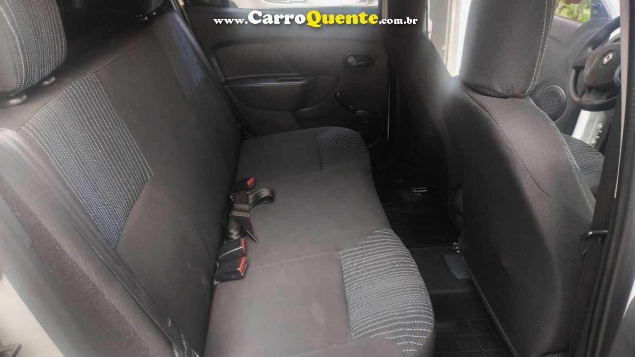 RENAULT   SANDERO AUTHENTIQUE FLEX 1.0 12V 5P   BRANCO 2018 1.0 FLEX - Loja