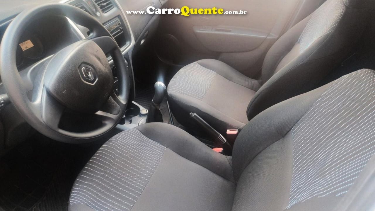 RENAULT   SANDERO AUTHENTIQUE FLEX 1.0 12V 5P   BRANCO 2018 1.0 FLEX - Loja