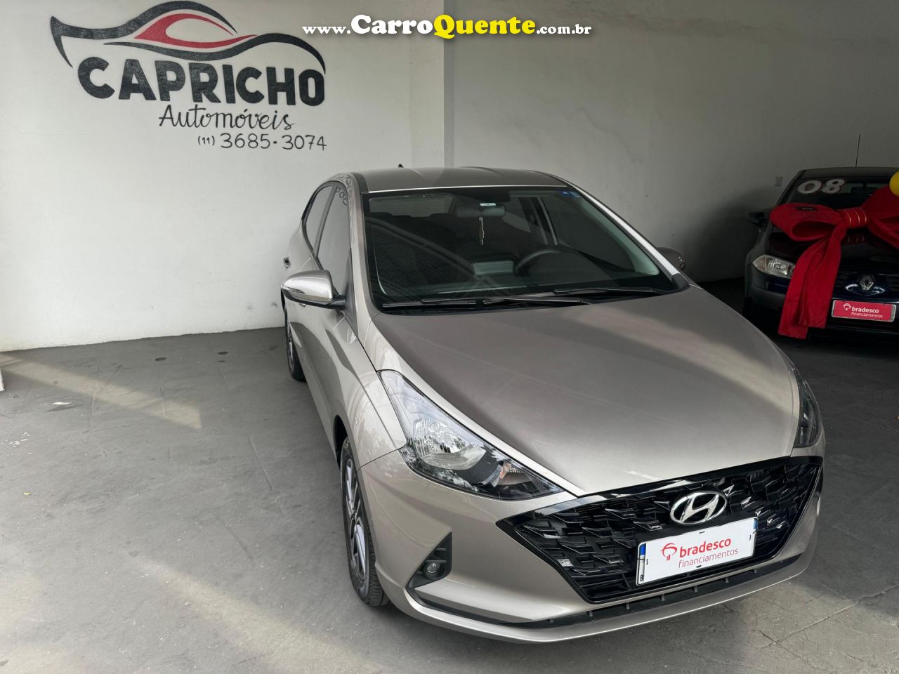 HYUNDAI   HB20S EVOLUTION 1.0 TB FLEX 12V AUT.   PRATA 2021 1.0 FLEX - Loja