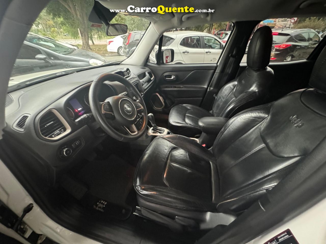 JEEP   RENEGADE1.8 4X2 FLEX 16V AUT.   BRANCO 2018 1.8 FLEX - Loja