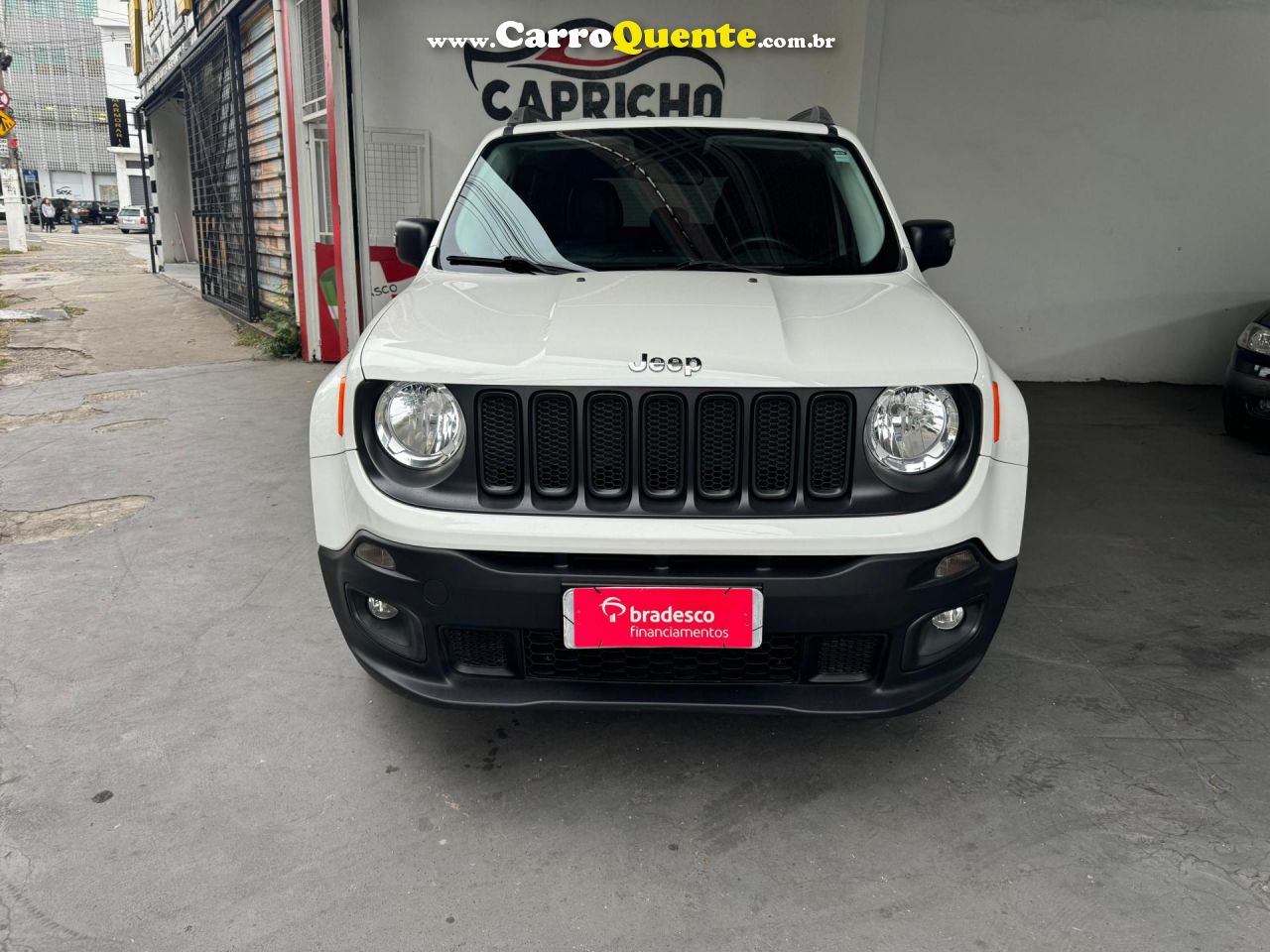 JEEP   RENEGADE1.8 4X2 FLEX 16V AUT.   BRANCO 2018 1.8 FLEX - Loja