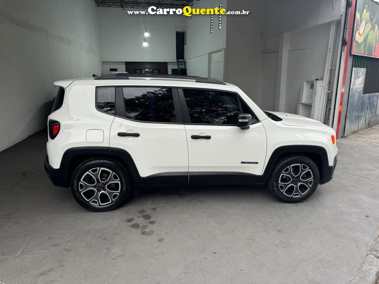 JEEP   RENEGADE1.8 4X2 FLEX 16V AUT.   BRANCO 2018 1.8 FLEX - Loja