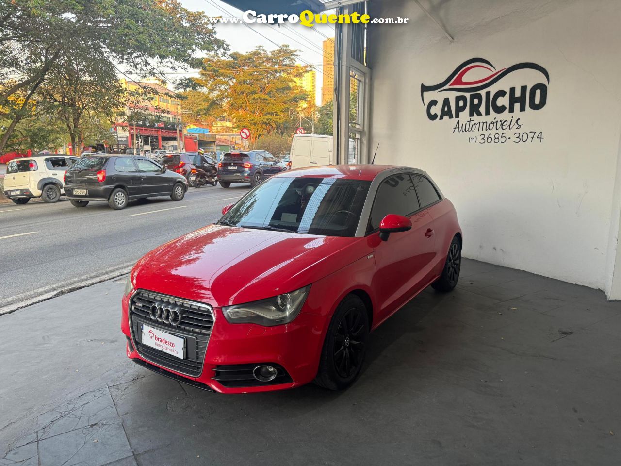 AUDI   A1 1.4 TFSI 122CV S-TRONIC 3P   VERMELHO 2012 1.4 GASOLINA - Loja