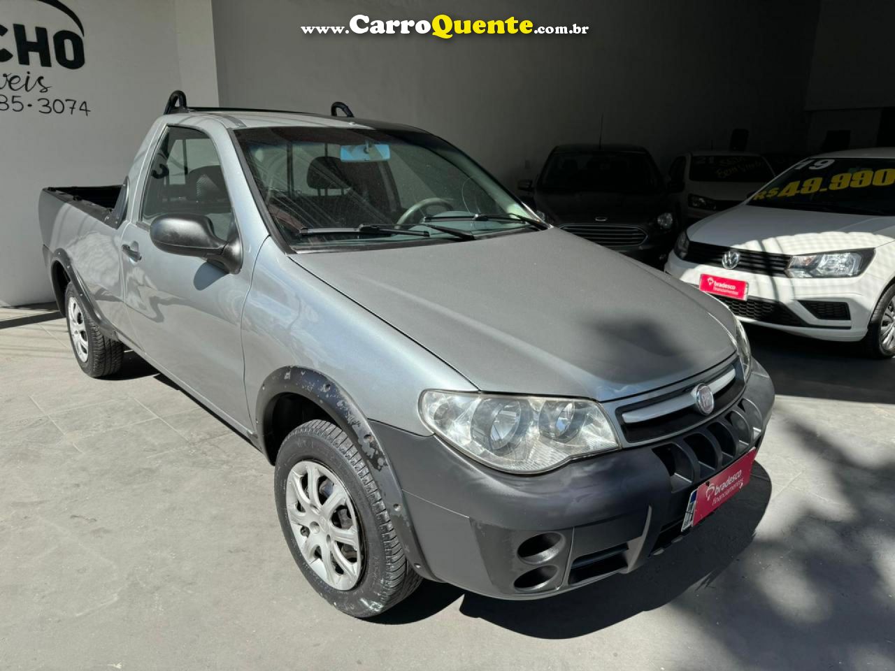 FIAT   FIAT STRADA FIRE 1.4 (FLEX) 2012   CINZA 2012 1.4 FLEX - Loja