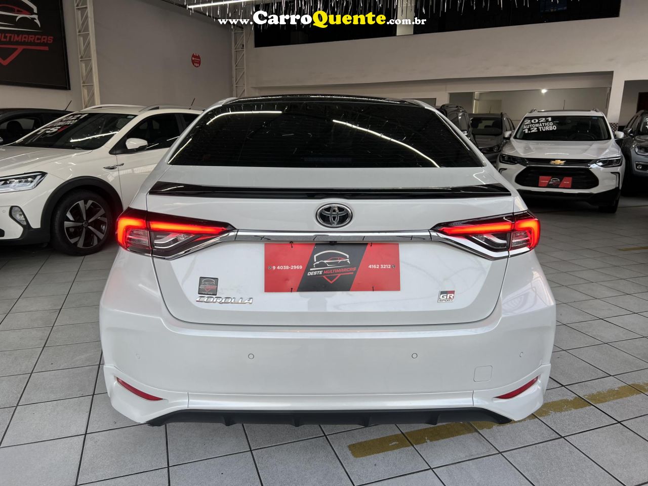 TOYOTA   COROLLA GR-SPORT 2.0 FLEX 16V AUT.   BRANCO 2022 2.0 FLEX - Loja