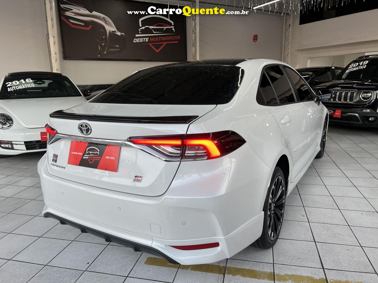 TOYOTA   COROLLA GR-SPORT 2.0 FLEX 16V AUT.   BRANCO 2022 2.0 FLEX - Loja