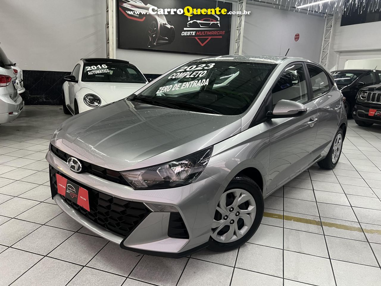 HYUNDAI   HB20 COMFORT 1.0 FLEX 12V MEC.   PRATA 2023 1.0 FLEX - Loja