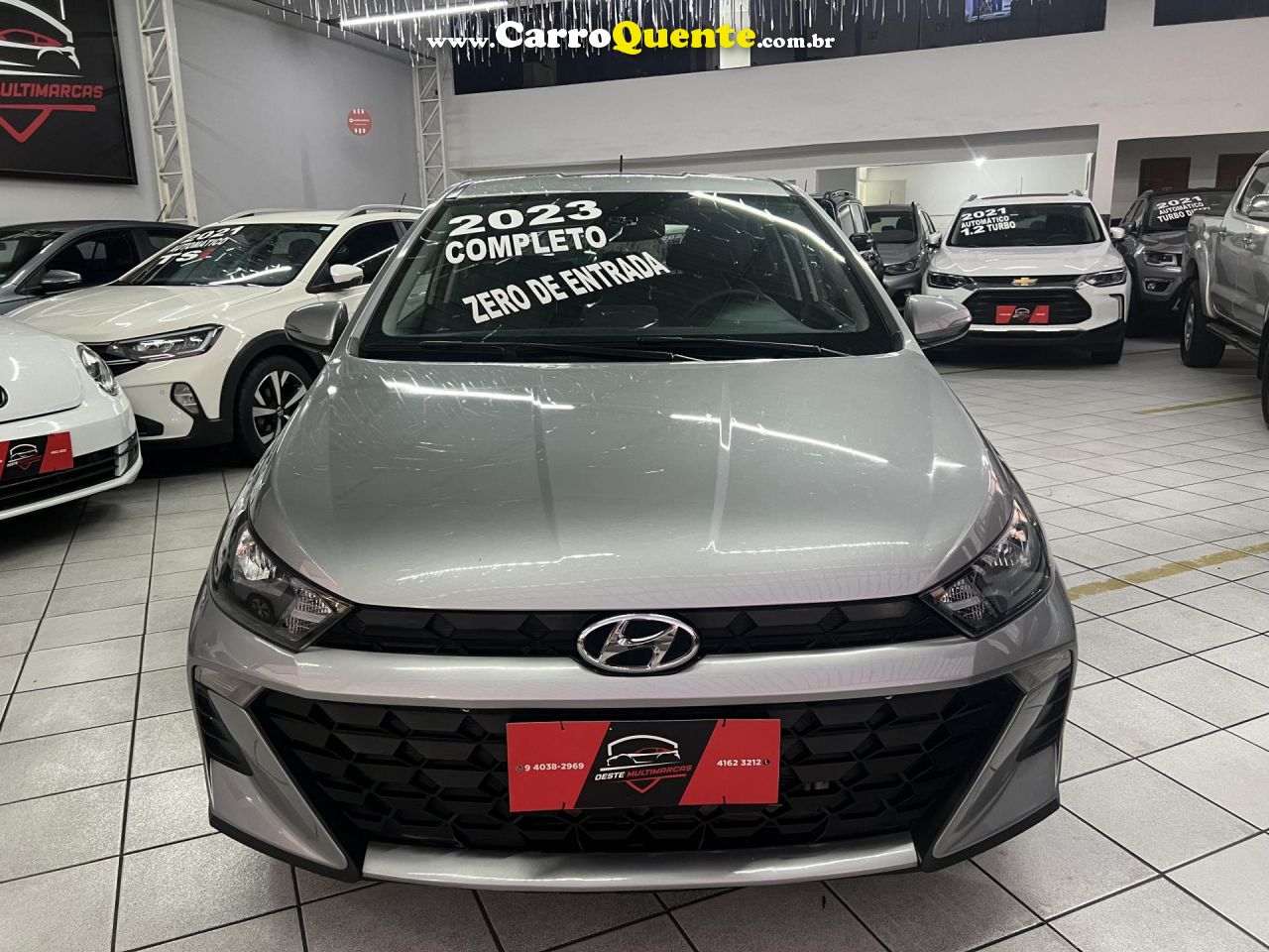 HYUNDAI   HB20 COMFORT 1.0 FLEX 12V MEC.   PRATA 2023 1.0 FLEX - Loja