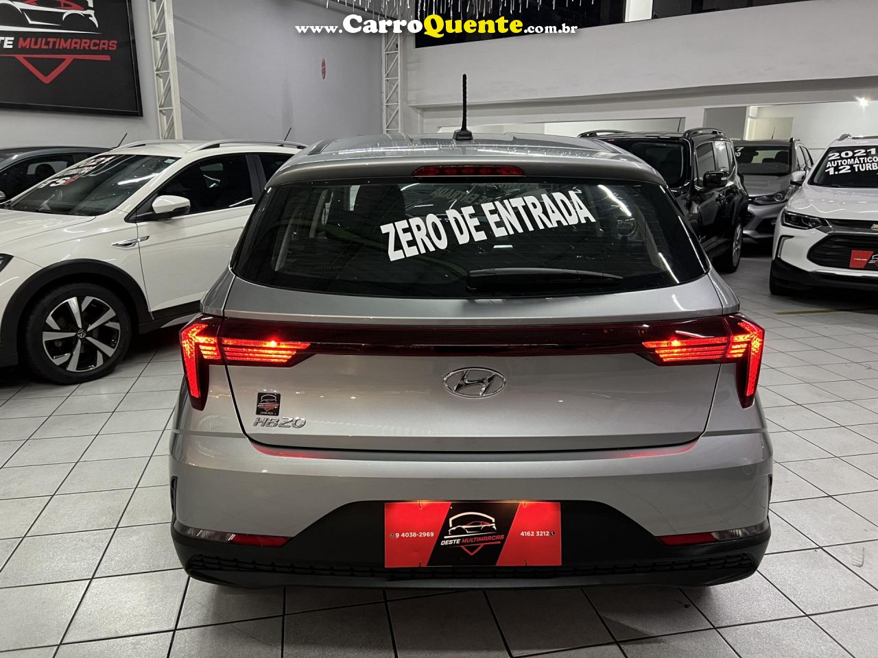 HYUNDAI   HB20 COMFORT 1.0 FLEX 12V MEC.   PRATA 2023 1.0 FLEX - Loja