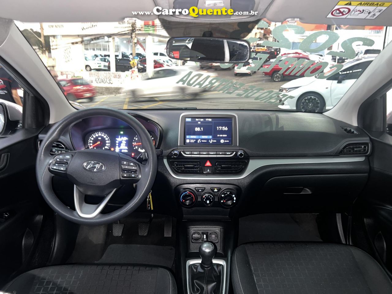 HYUNDAI   HB20 COMFORT 1.0 FLEX 12V MEC.   PRATA 2023 1.0 FLEX - Loja