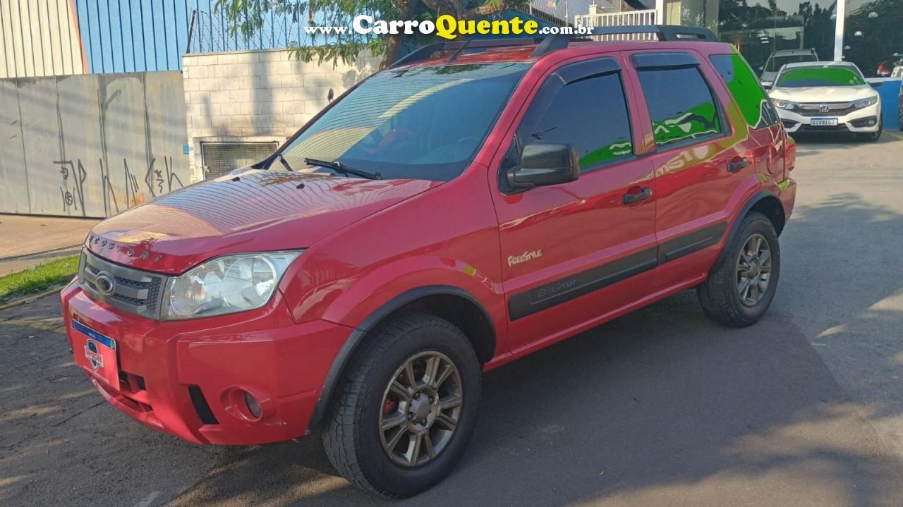 FORD   ECOSPORT FREESTYLE 1.6 16V FLEX 5P   VERMELHO 2012 1.6 FLEX - Loja