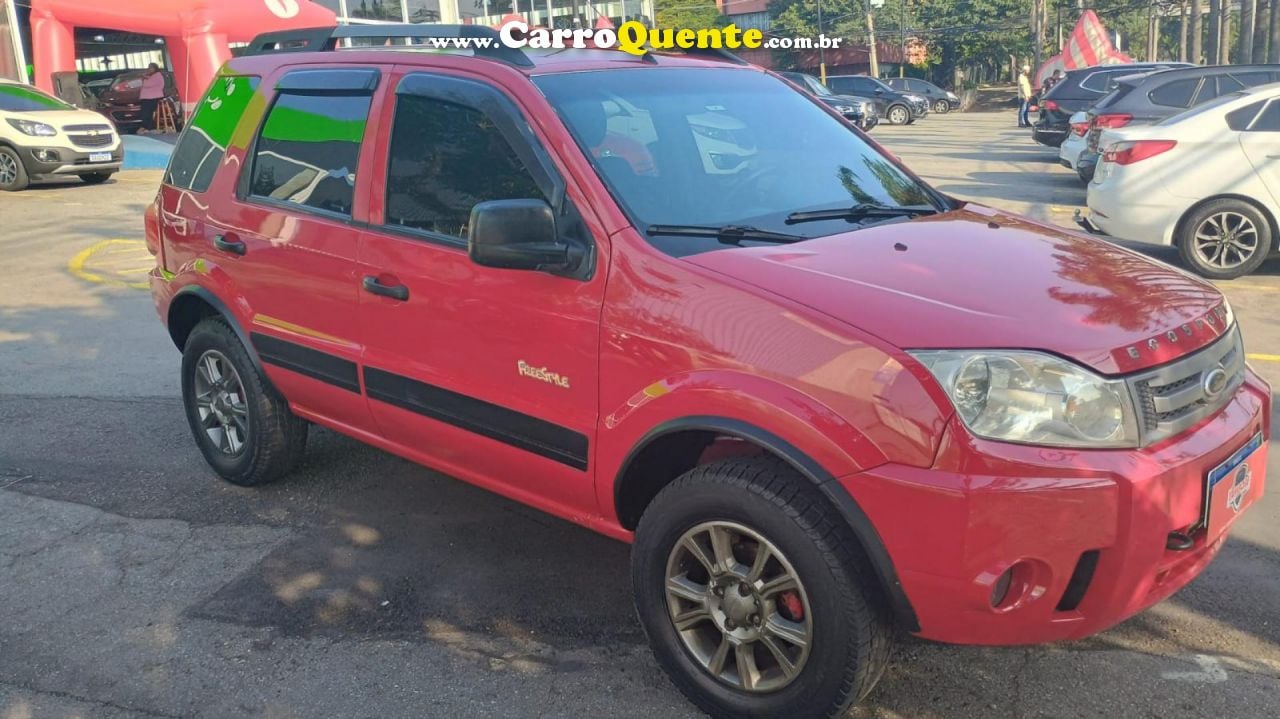 FORD   ECOSPORT FREESTYLE 1.6 16V FLEX 5P   VERMELHO 2012 1.6 FLEX - Loja