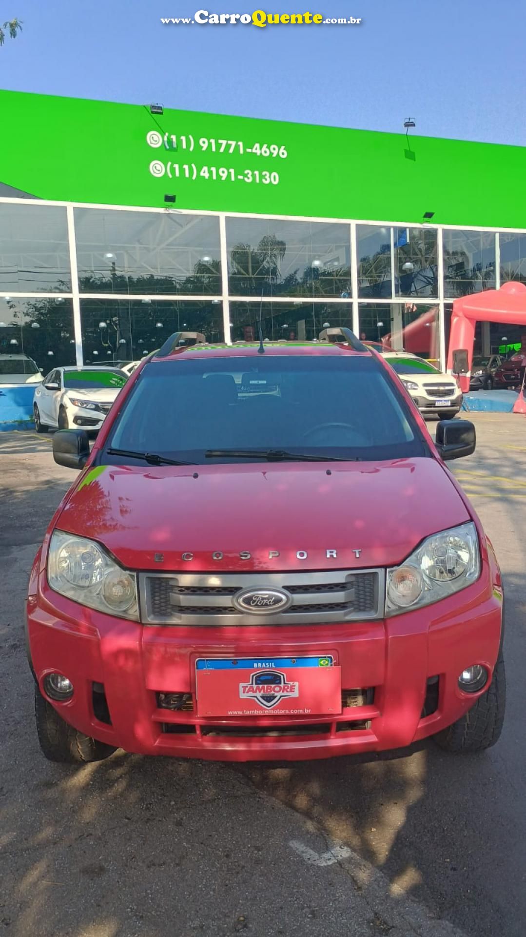 FORD   ECOSPORT FREESTYLE 1.6 16V FLEX 5P   VERMELHO 2012 1.6 FLEX - Loja