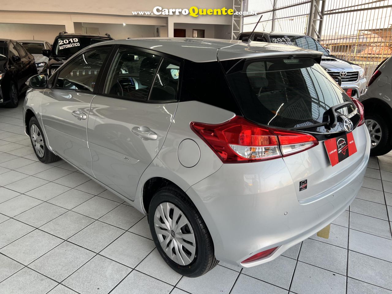 TOYOTA   YARIS XL LIVE 1.3 FLEX 16V 5P AUT.   PRATA 2020 1.3 FLEX - Loja