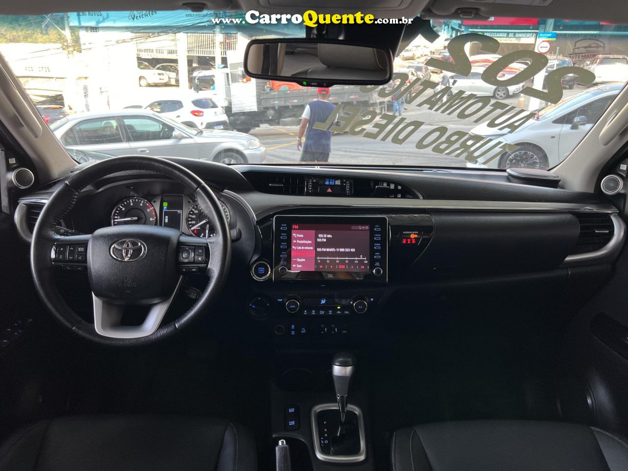 TOYOTA   HILUX CD SRX 4X4 2.8 TDI 16V DIESEL AUT.   VERMELHO 2021 2.8 DIESEL - Loja