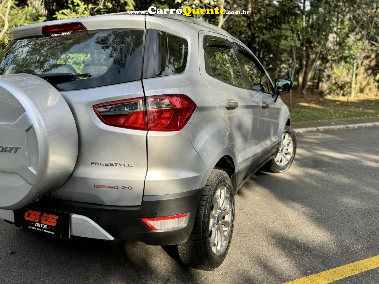 FORD   ECOSPORT FREESTYLE 2.0 16V FLEX 5P AUT.   PRATA 2015 2.0 FLEX - Loja