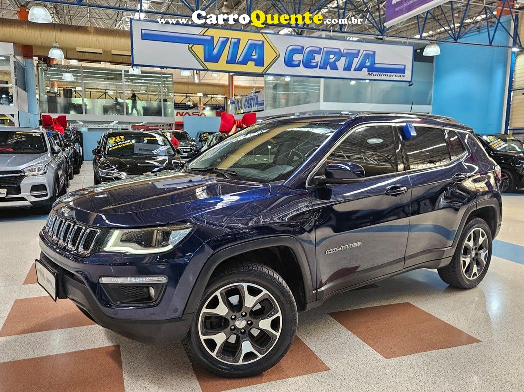 JEEP COMPASS 2.0 LONGITUDE 4X4 TURBO DIESEL * APENAS 58.600 Km - Loja