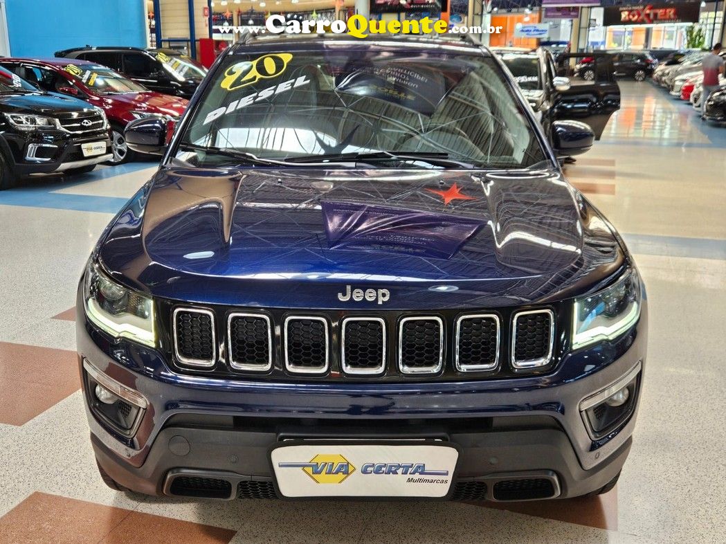 JEEP COMPASS 2.0 LONGITUDE 4X4 TURBO DIESEL * APENAS 58.600 Km - Loja