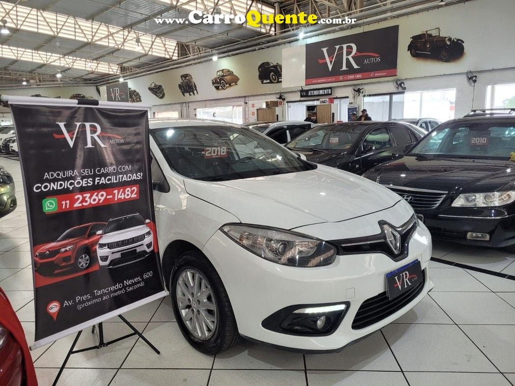 RENAULT FLUENCE 2.0 DYNAMIQUE 16V KM 82.000 NOVO - Loja