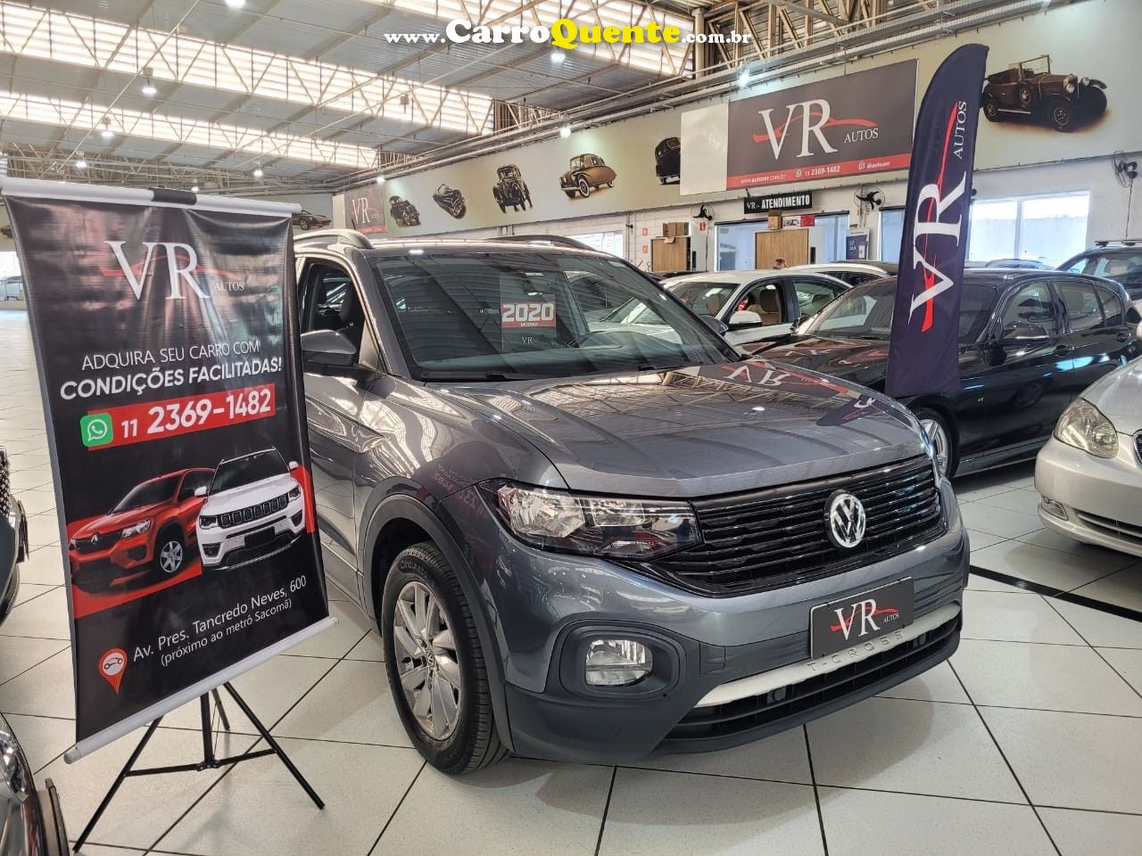 VOLKSWAGEN T-CROSS 1.0 200 TSI 2020 KM 36.000 MUITO NOVA ! - Loja