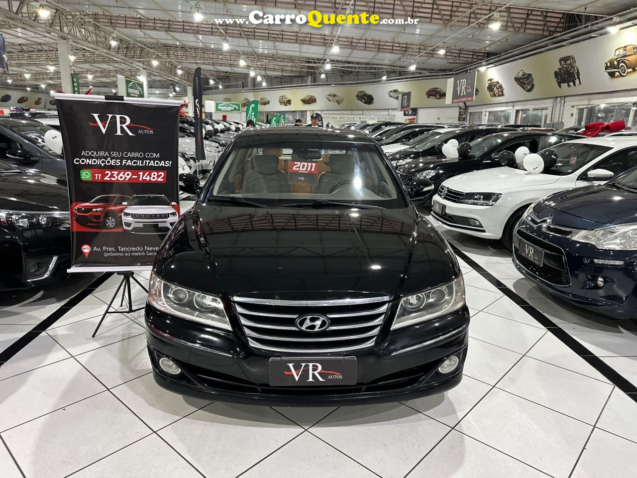 HYUNDAI AZERA 3.3 MPFI GLS SEDAN V6 24V  BLINDADO KM 87.000 NOVO - Loja