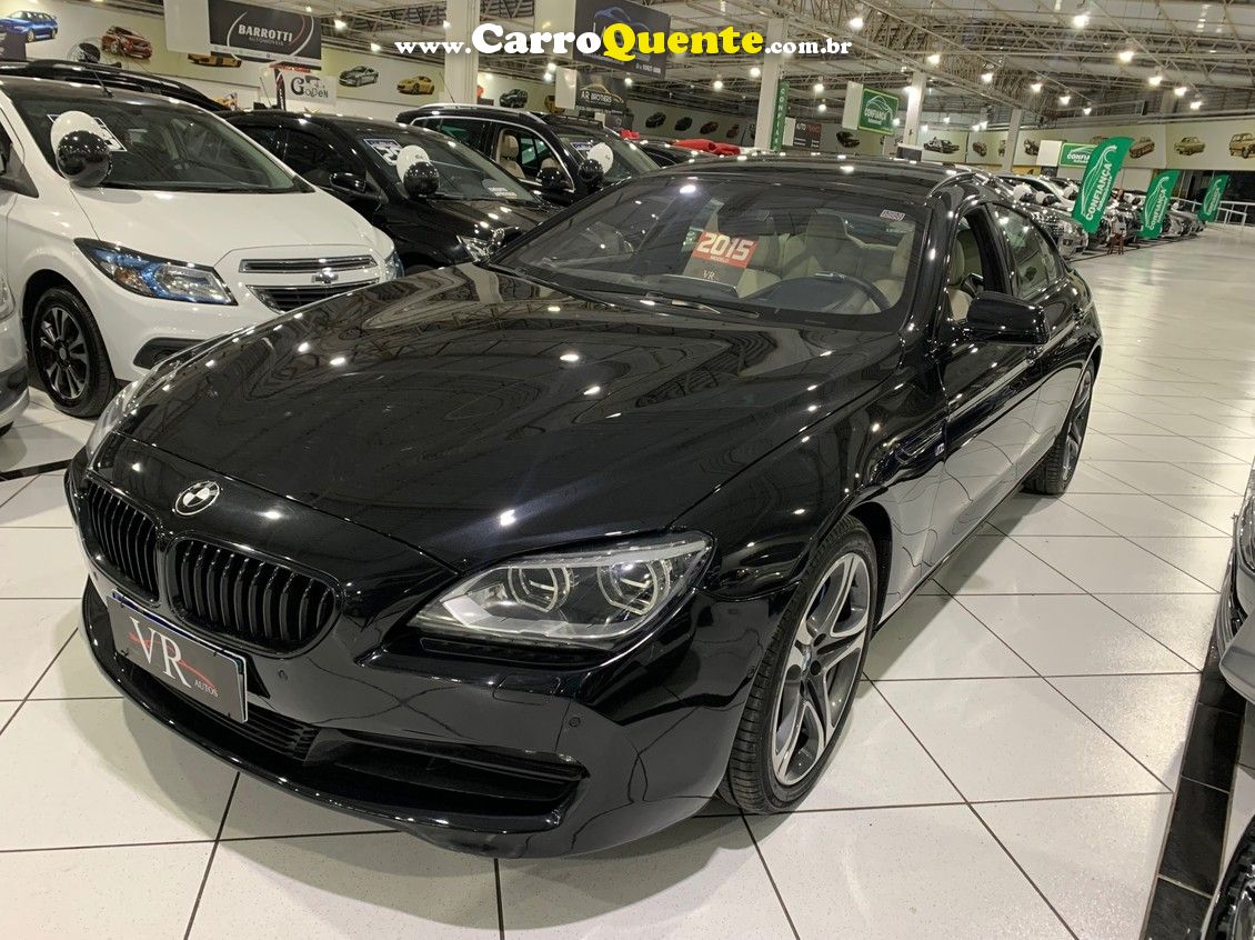 BMW 640I 3.0 GRAN COUPÉ TOP DE LINHA SEGUNDO DONO MUITO NOVA!! - Loja