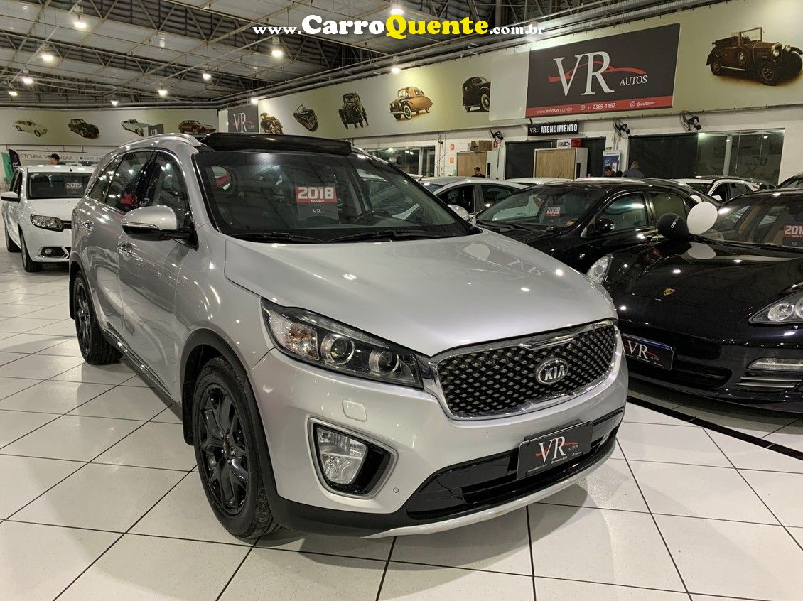 KIA SORENTO 3.3 V6 EX 7L KM 99.000 BLINDADO .COM TETO - Loja