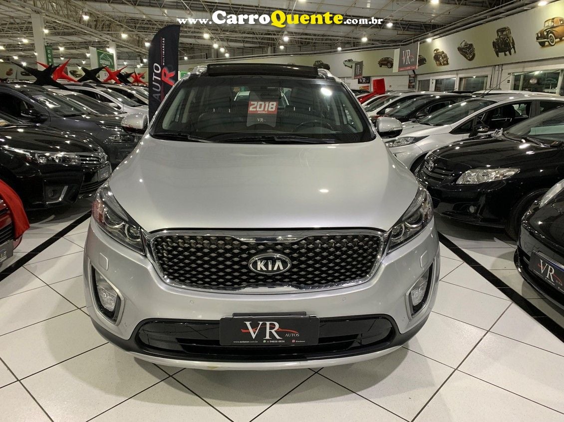 KIA SORENTO 3.3 V6 EX 7L KM 99.000 BLINDADO .COM TETO - Loja