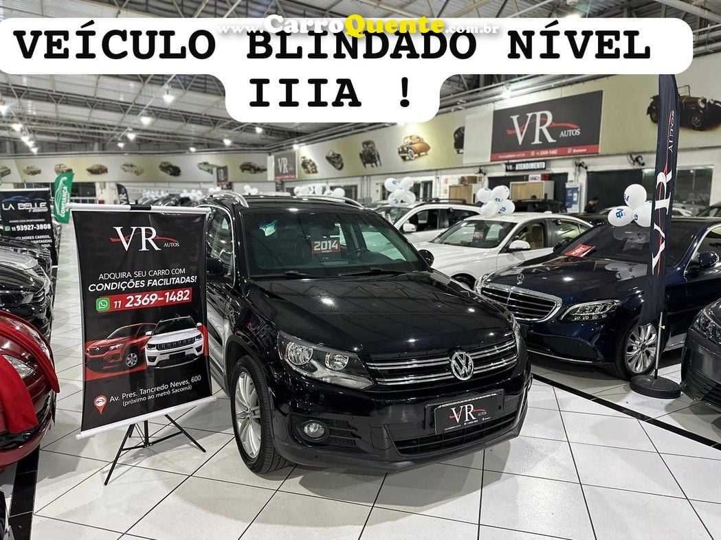 VOLKSWAGEN TIGUAN 2.0 TSI 16V TURBO BLINDADA KM 70.000 - Loja