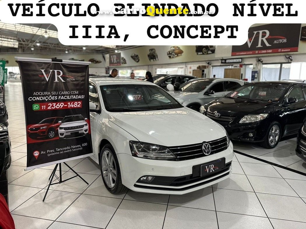 VOLKSWAGEN JETTA 2.0 TSI HIGHLINE 211CV BLINDADO  MUITO NOVO 60.000KM - Loja