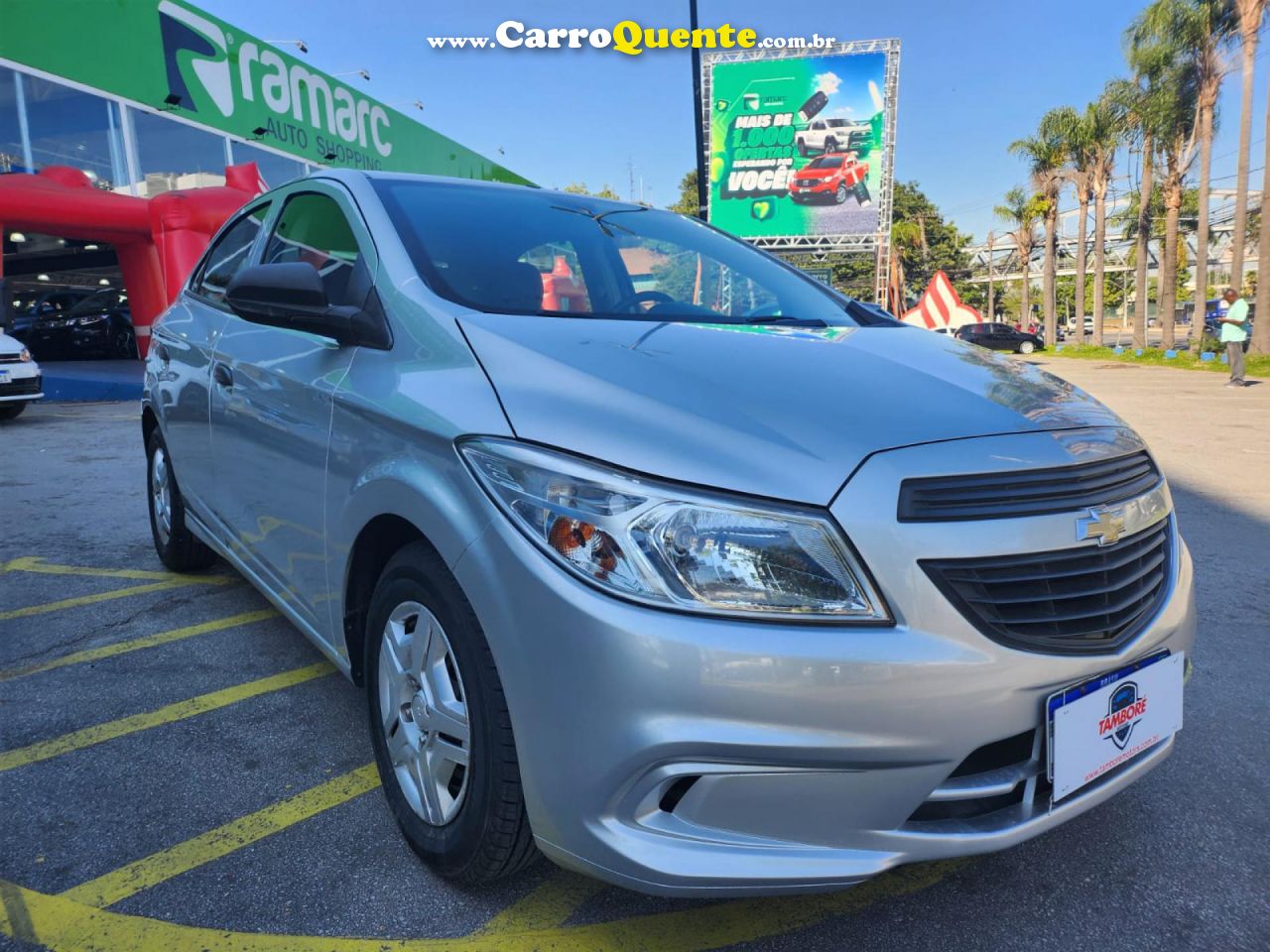 CHEVROLET   ONIX HATCH JOY 1.0 8V FLEX 5P MEC.   PRATA 2018 1.0 FLEX - Loja