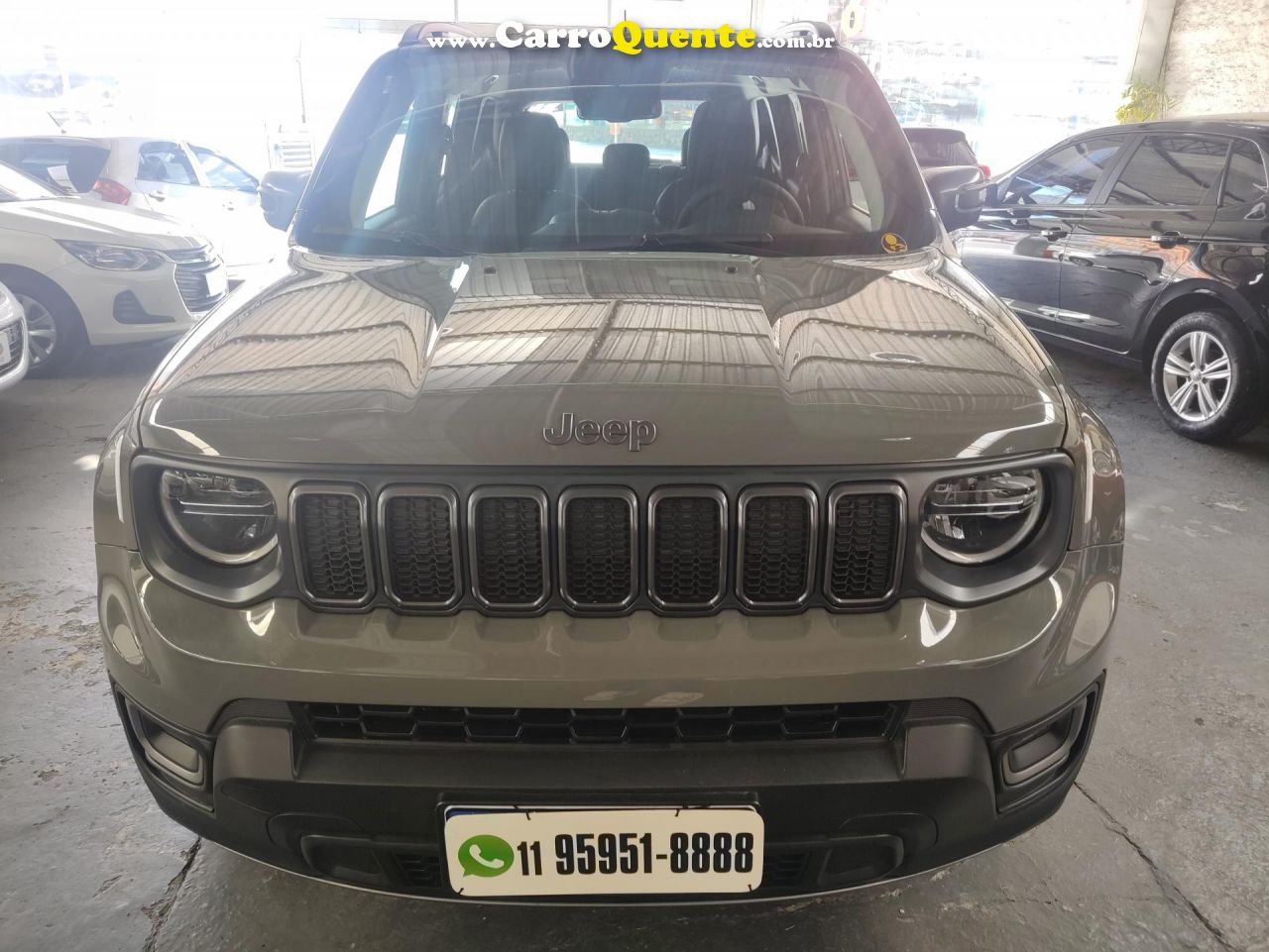 JEEP   RENEGADE LONG. T270 1.3 TB 4X2 FLEX AUT.   CINZA 2024 1.3 FLEX - Loja