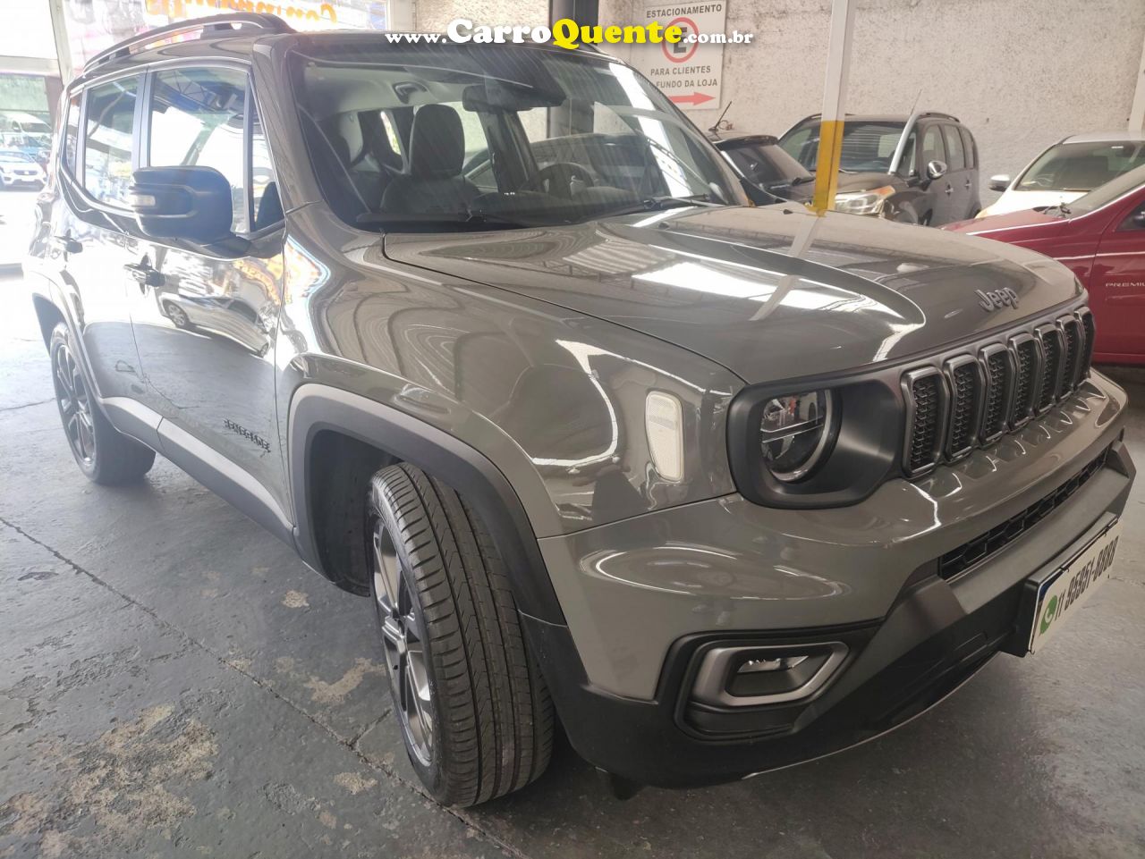 JEEP   RENEGADE LONG. T270 1.3 TB 4X2 FLEX AUT.   CINZA 2024 1.3 FLEX - Loja