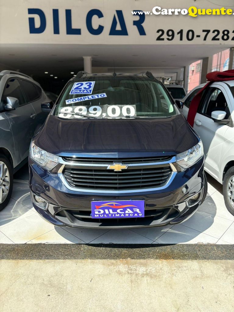 CHEVROLET   SPIN PREMIER 1.8 8V ECONO.FLEX 5P AUT.   AZUL 2023 1.8 FLEX - Loja