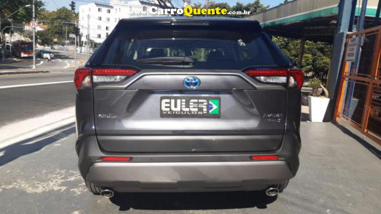 TOYOTA   RAV4 2.5 S 4X4 HYBRID AUT.   CINZA 2020 2.5 GASOLINA E ELÉTRICO - Loja