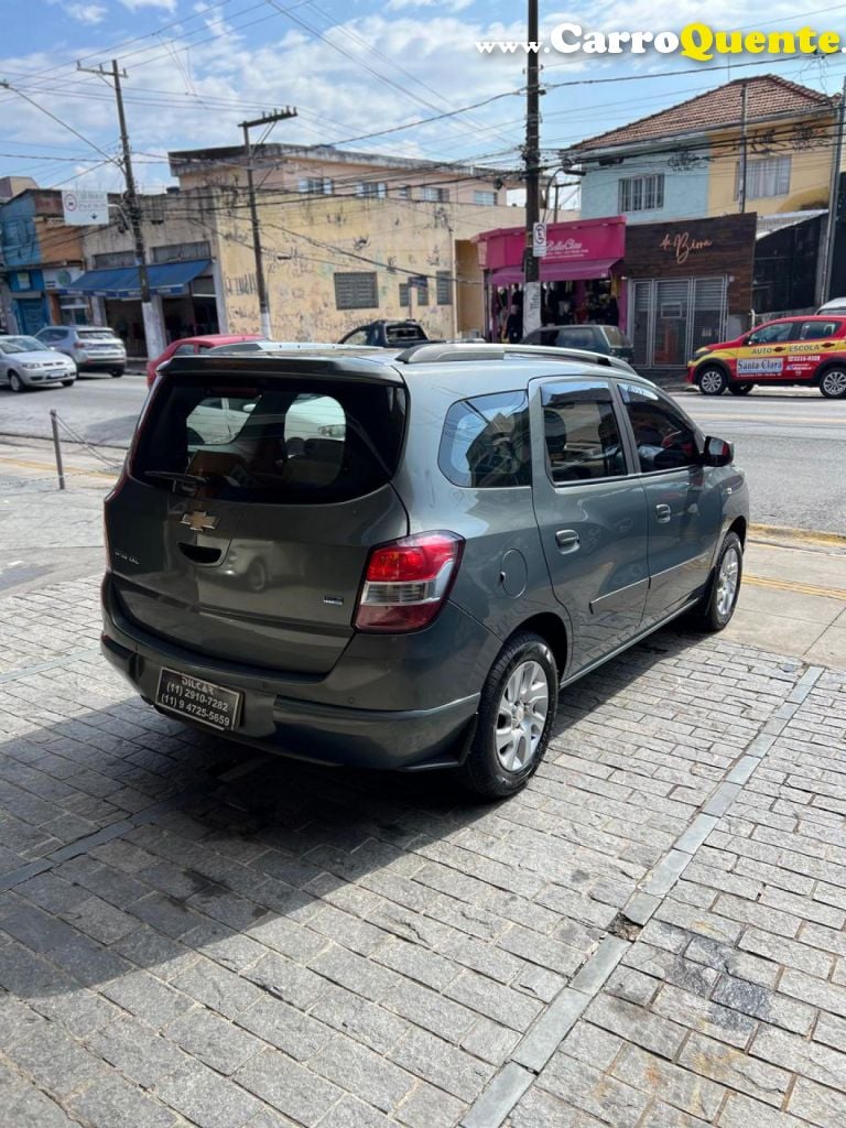 CHEVROLET   SPIN LTZ 1.8 8V ECONO.FLEX 5P AUT.   CINZA 2013 1.8 FLEX - Loja