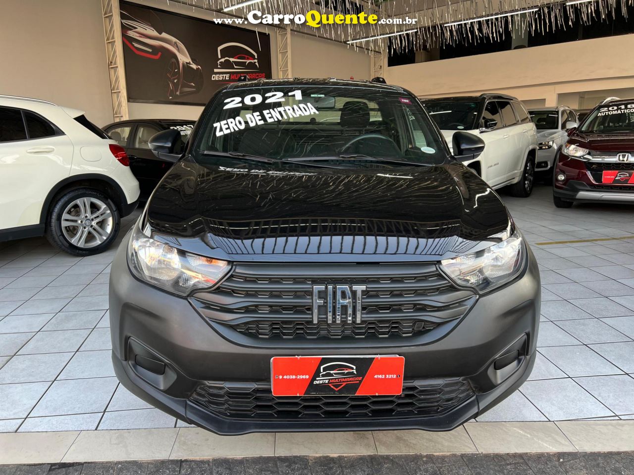 FIAT   STRADA ENDURANCE 1.4 FLEX 8V CS PLUS   PRETO 2021 1.4 FLEX - Loja