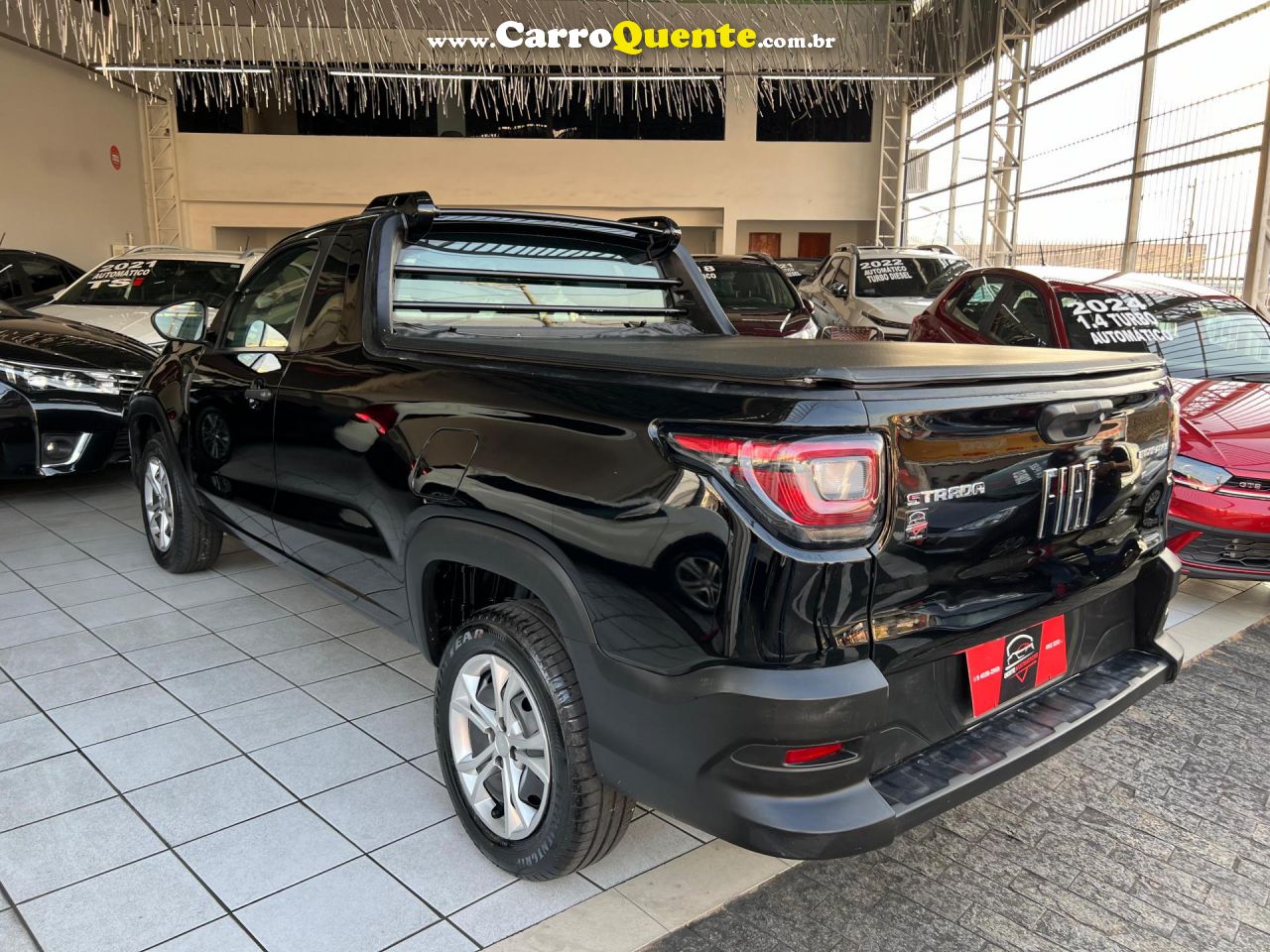 FIAT   STRADA ENDURANCE 1.4 FLEX 8V CS PLUS   PRETO 2021 1.4 FLEX - Loja