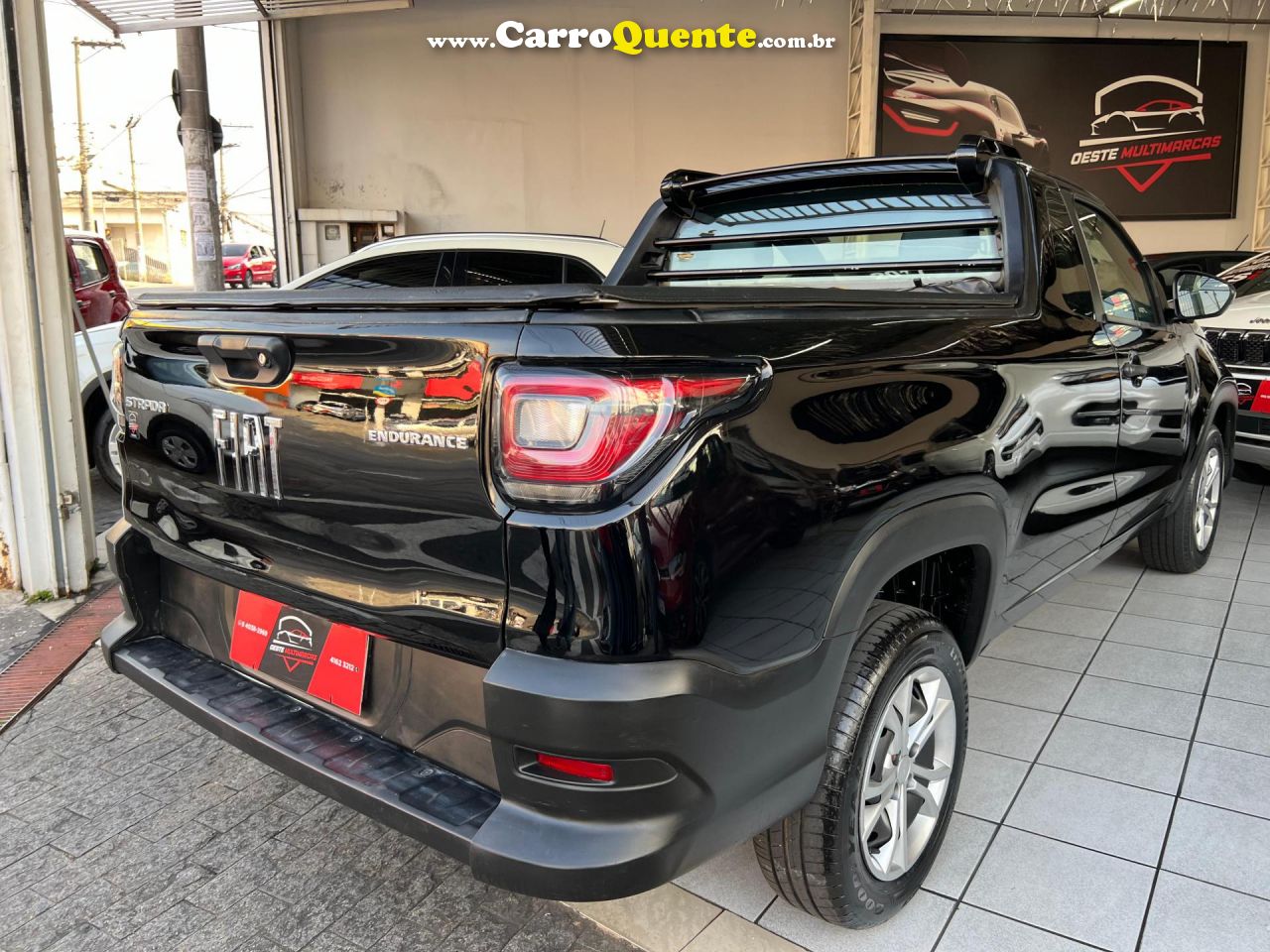 FIAT   STRADA ENDURANCE 1.4 FLEX 8V CS PLUS   PRETO 2021 1.4 FLEX - Loja