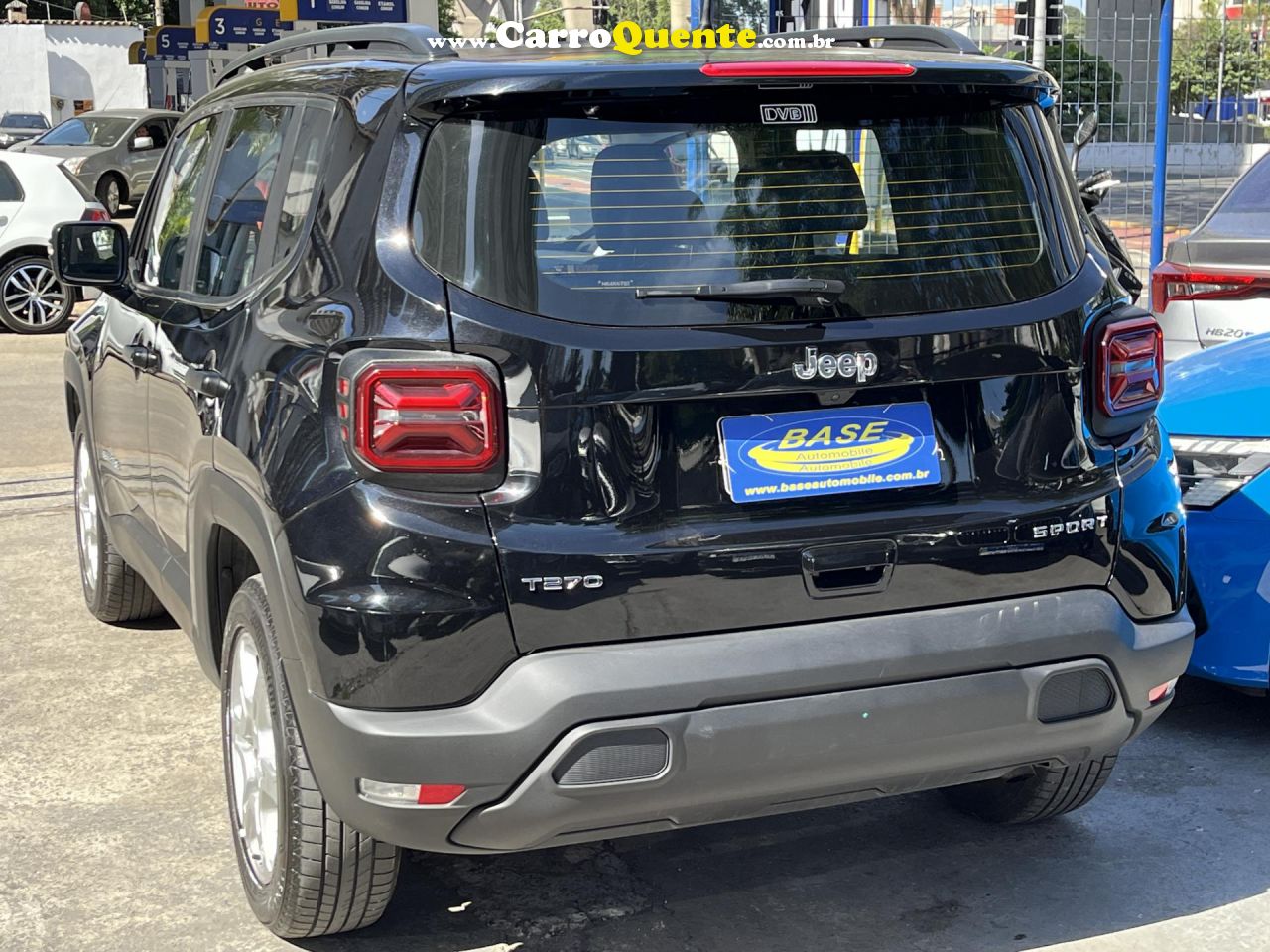 JEEP   RENEGADE SPORT T270 1.3 TB 4X2 FLEX AUT.   PRETO 2022 1.3 T FLEX - Loja