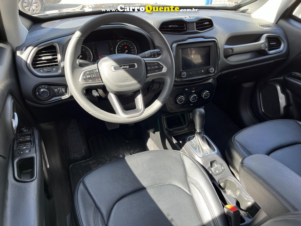 JEEP   RENEGADE SPORT T270 1.3 TB 4X2 FLEX AUT.   PRETO 2022 1.3 T FLEX - Loja