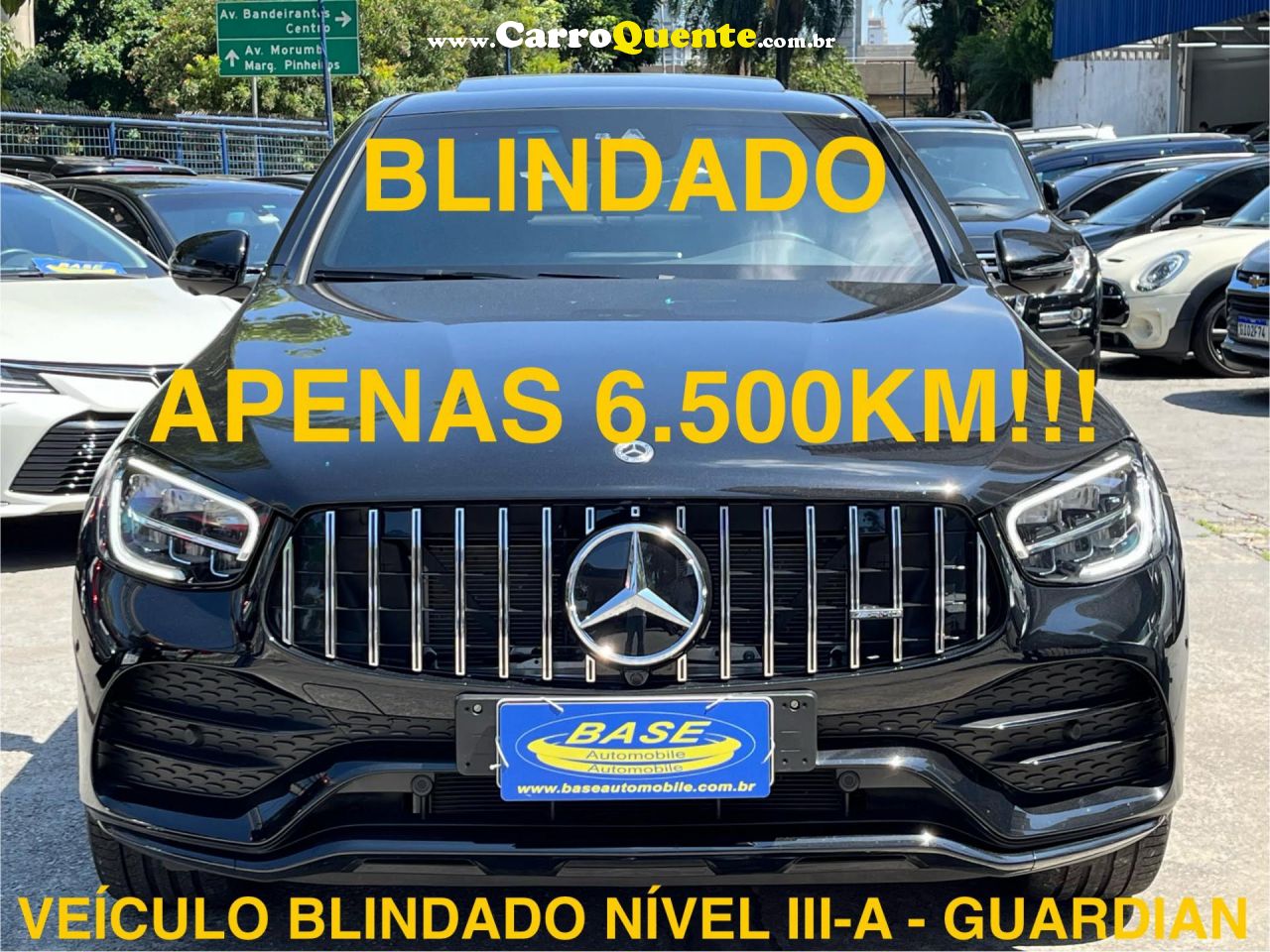 MERCEDES-BENZ   GLC-43 AMG COUPE 3.0 V6 BI-TB AUT.   PRETO 2022 3.0 V6 T GASOLINA - Loja