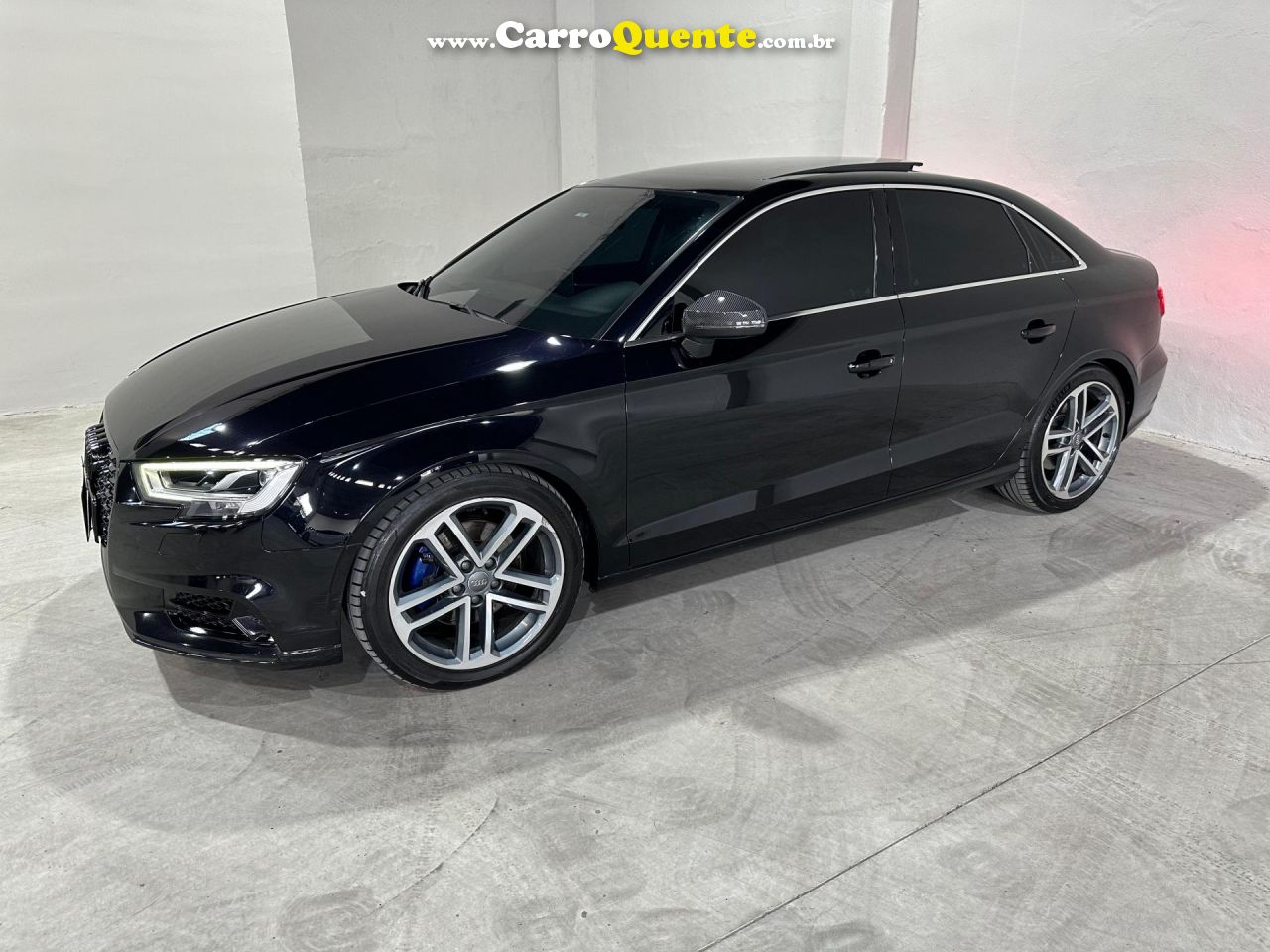 AUDI   A3 SEDAN PERFORMANCE 2.0 TFSI S-TRONIC   PRETO 2019 2.0 GASOLINA - Loja