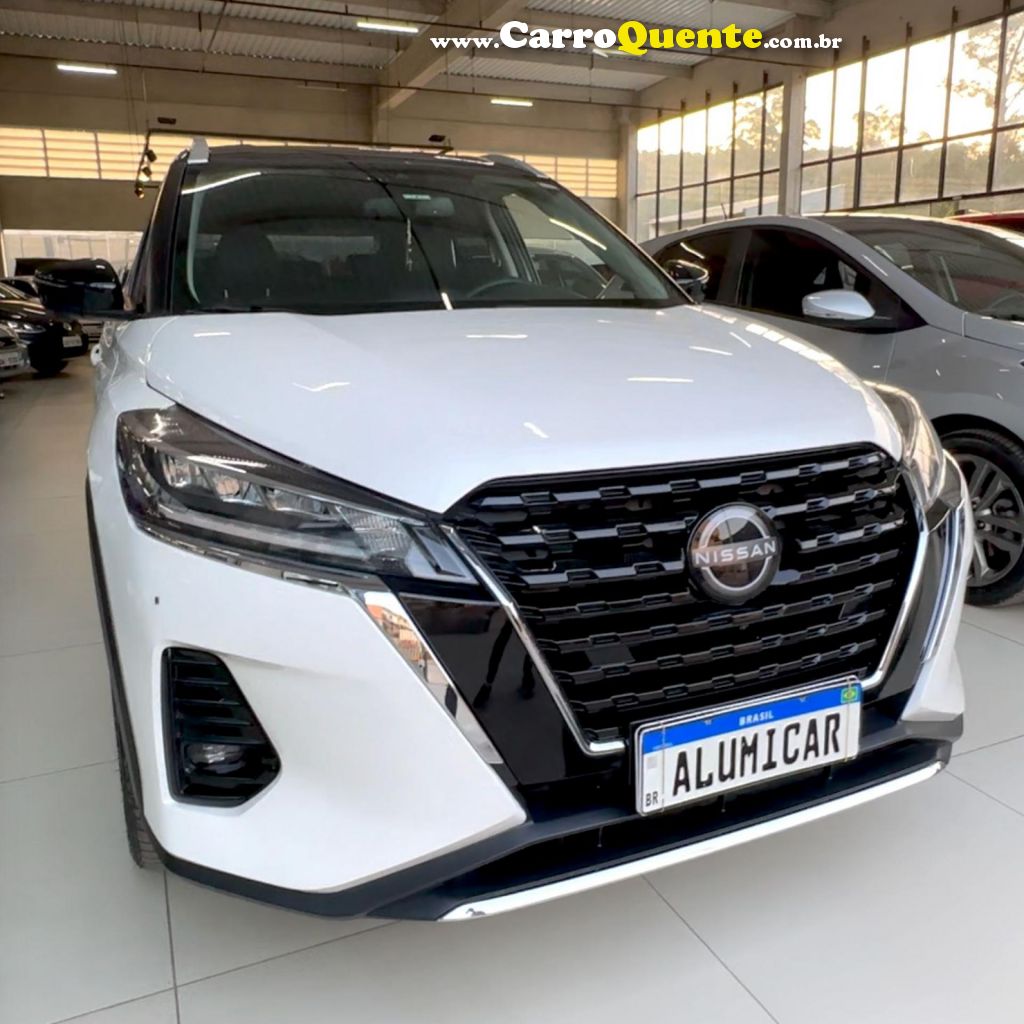 NISSAN   KICKS EXCLUSIVE 1.6 16V FLEX AUT.   BRANCO 2024 1.6 FLEX - Loja