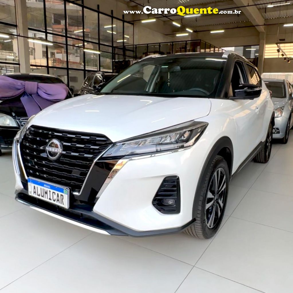 NISSAN   KICKS EXCLUSIVE 1.6 16V FLEX AUT.   BRANCO 2024 1.6 FLEX - Loja