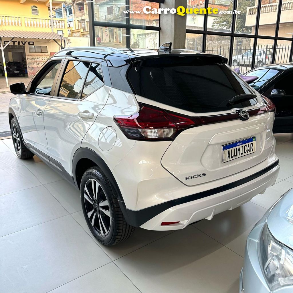 NISSAN   KICKS EXCLUSIVE 1.6 16V FLEX AUT.   BRANCO 2024 1.6 FLEX - Loja