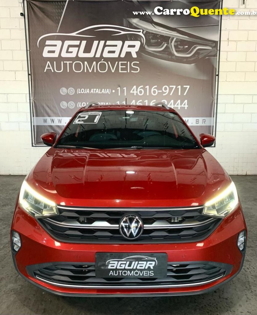 VOLKSWAGEN   NIVUS HIGHLINE 1.0 200 TSI FLEX AUT.   VERMELHO 2021 1.0 GASOLINA E ÁLCOOL - Loja