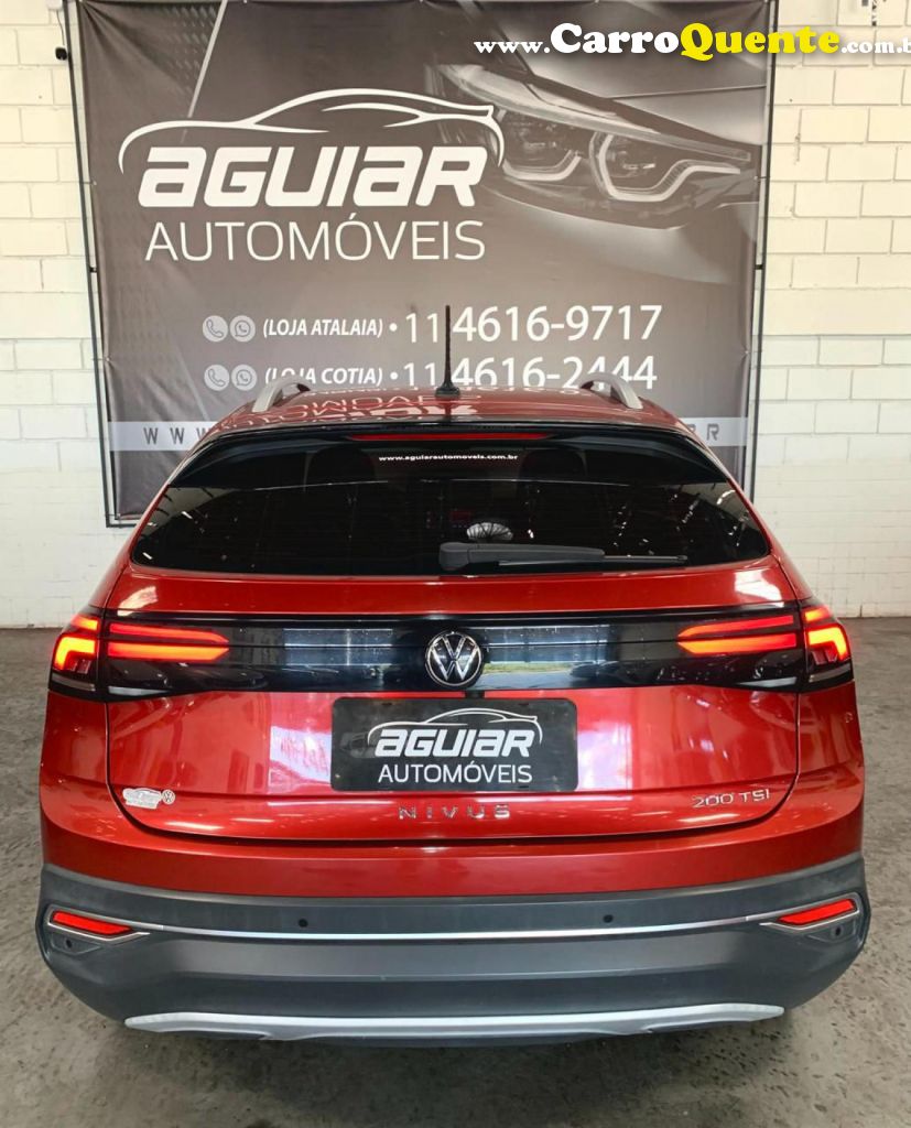 VOLKSWAGEN   NIVUS HIGHLINE 1.0 200 TSI FLEX AUT.   VERMELHO 2021 1.0 GASOLINA E ÁLCOOL - Loja