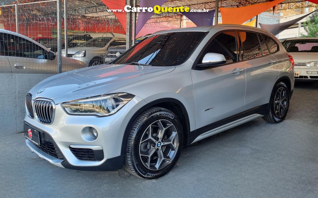 BMW   X1 SDRIVE 20I 2.02.0 TB ACTI.FLEX AUT.   PRATA 2017 2.0 FLEX - Loja